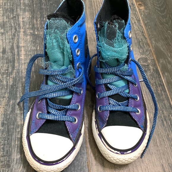 Convers Crayola colab robins egg blue high tops - Picture 4 of 12